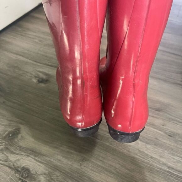 Roma rubber red rain boots size 7 - Picture 5 of 8